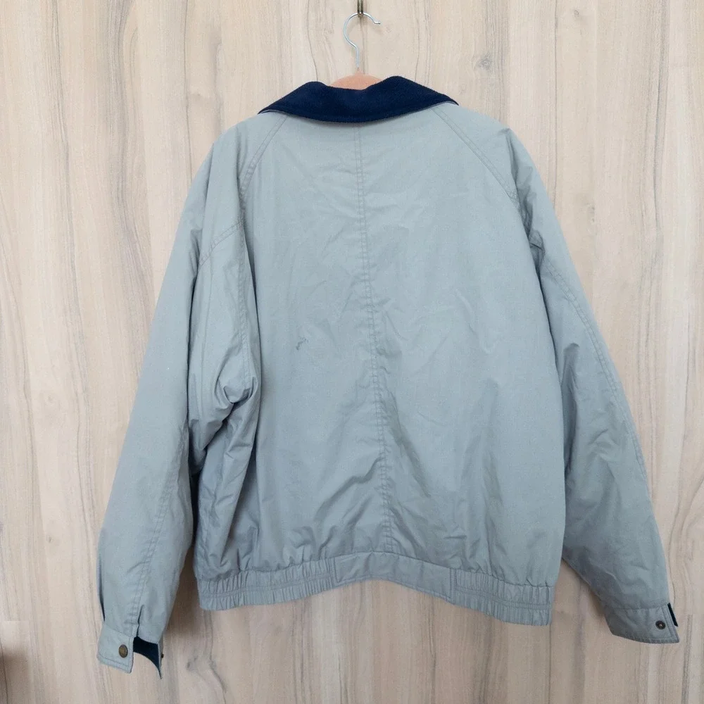 Vintage Members Only Mens Jacket XL Fleece Collar Bomber Full Zip Coat